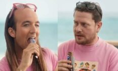 Spanish influencer Aless Gibaja appears in advert for Snickers which was accused of being homophobic