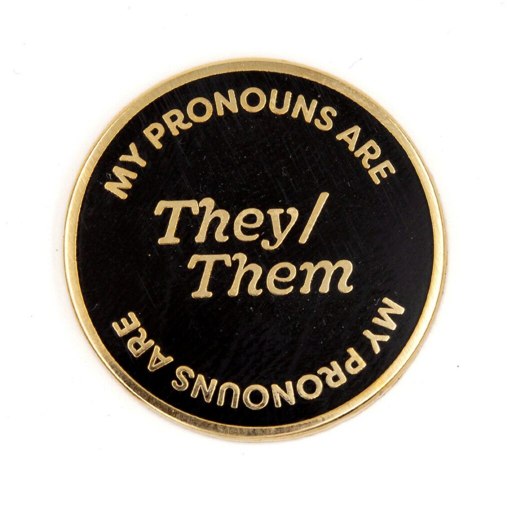 Pronoun pins