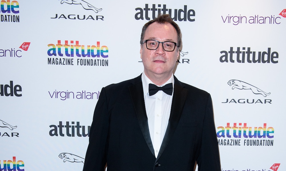 Russell T Davies attends the 2019 Attitude Awards
