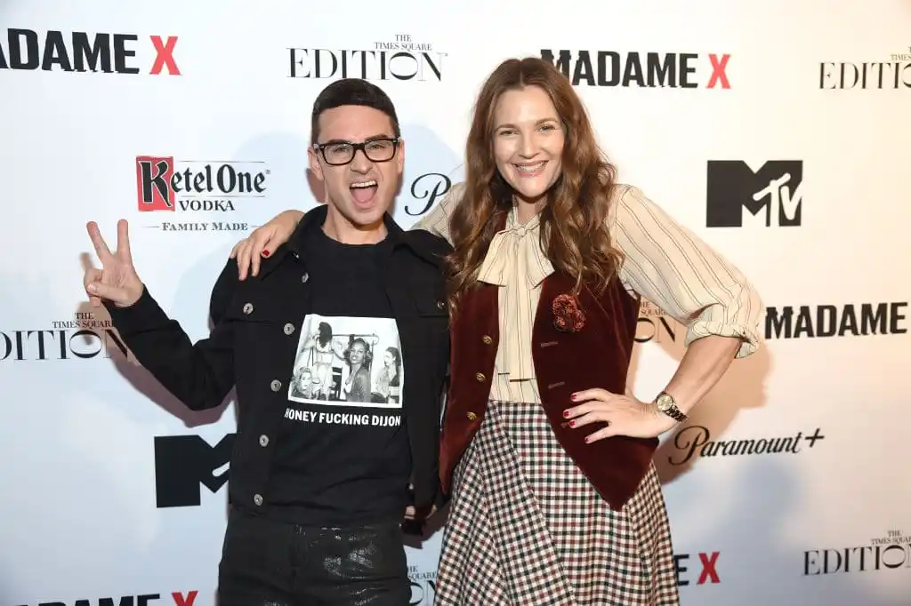 Drew Barrymore and fashion designer Christian Siriano also walked the red carpet.