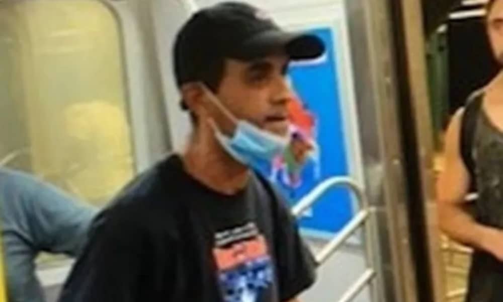 The hate crime suspect on the NYC subway