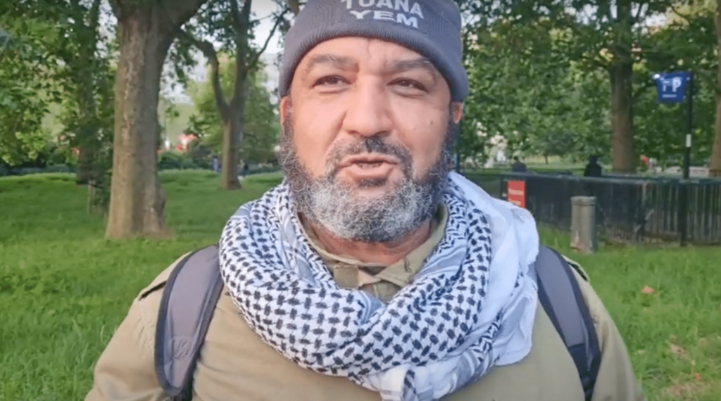 hate crime Omar Mohamad speakers corner London