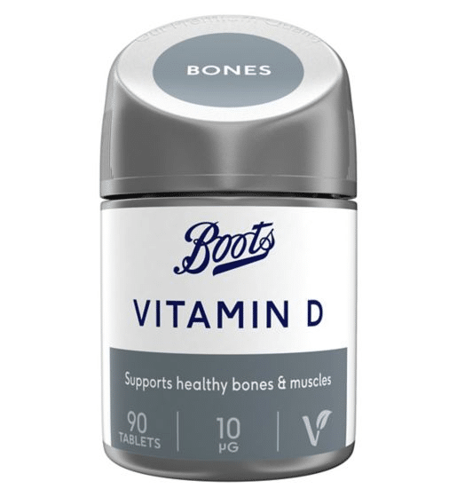 You can stock up on this three-month supply of Vitamin D for £1.15. (Boots)