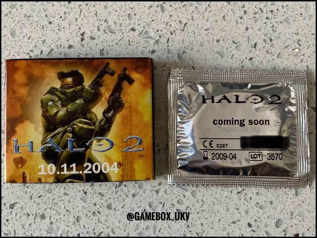 Halo 2 condoms from Xbox