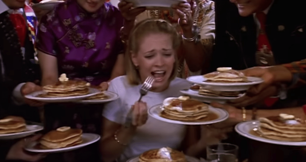 Sabrina gets addicted to pancakes in a truly wild episode. 