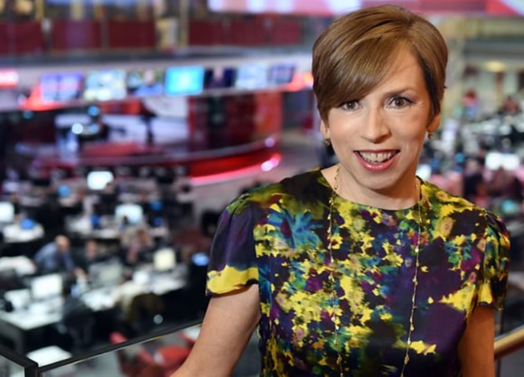 Fran Unsworth poses for a picture at the BBC