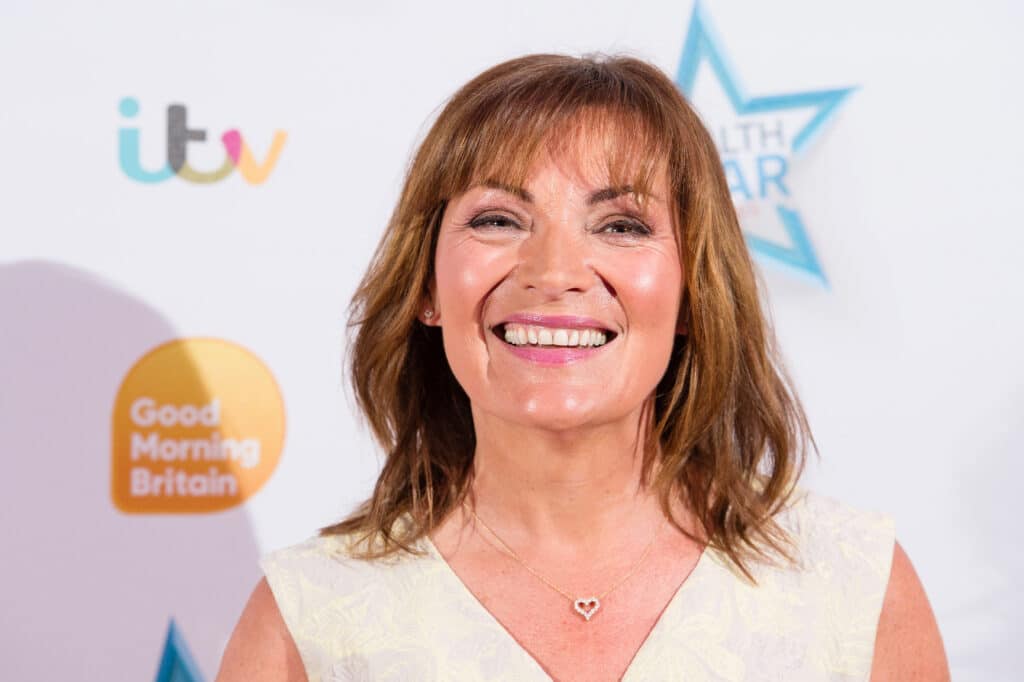 Headshot of Lorraine Kelly on the red carpet