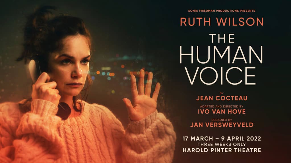 Ruth Wilson will star in the play at the Harold Pinter Theatre for a three-week run.
