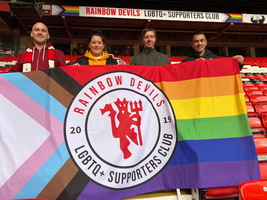 Manchester United's LGBT fan group targeted by pathetic homophobes