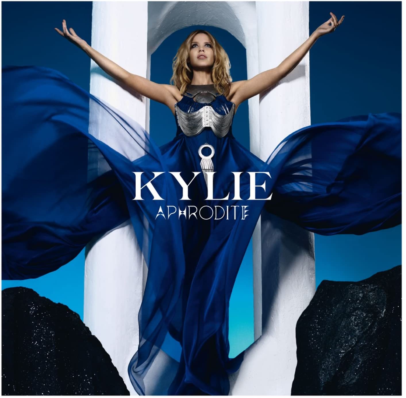 The album artwork for Aphrodite by Kylie Minogue. 