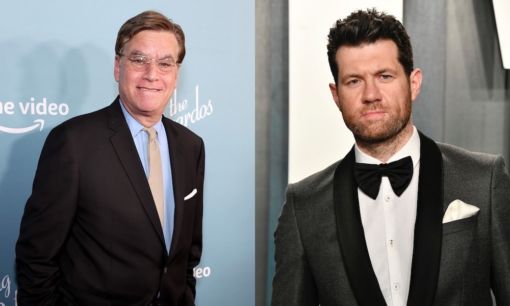 Aaron Sorkin (left) and Billy Eichner (right).