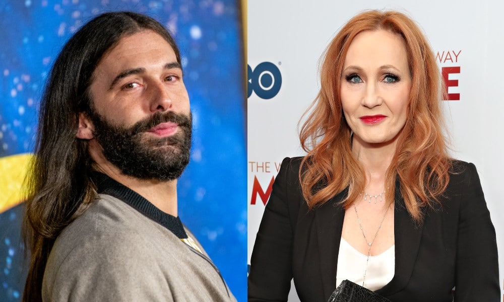 Queer Eye's Jonathan Van Ness and JK Rowling