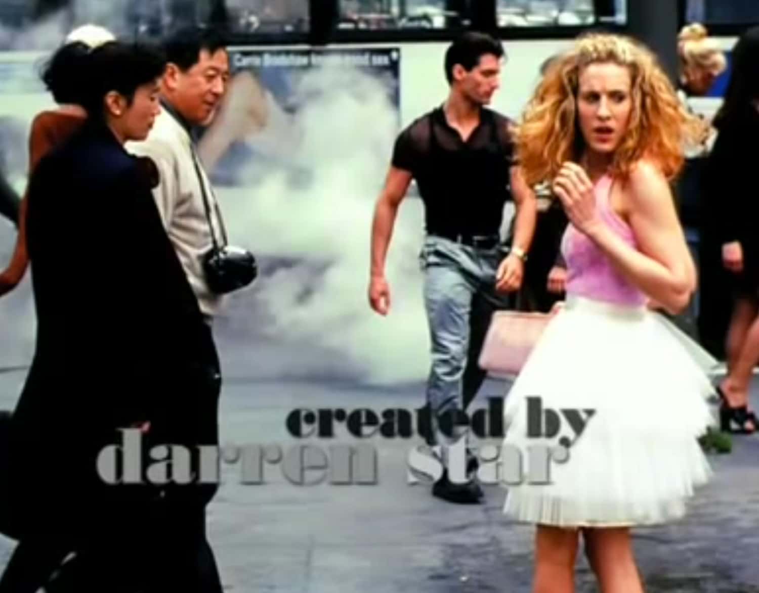 Sarah Jessica Parker as Carrie Bradshaw in the opening to Sex and the City ahead of the reboot