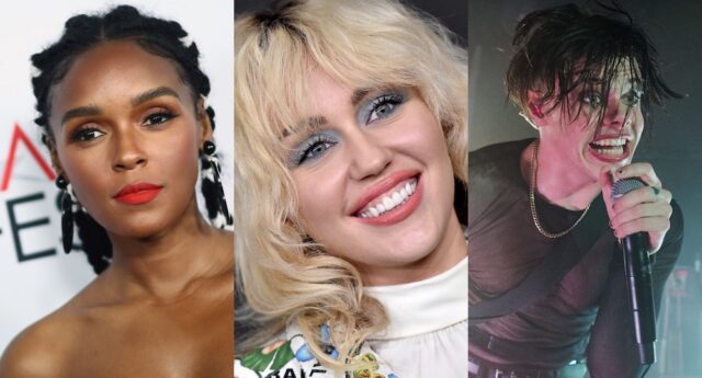 Janelle Monae, Miley Cyrus and Yungblud, who are all pansexual