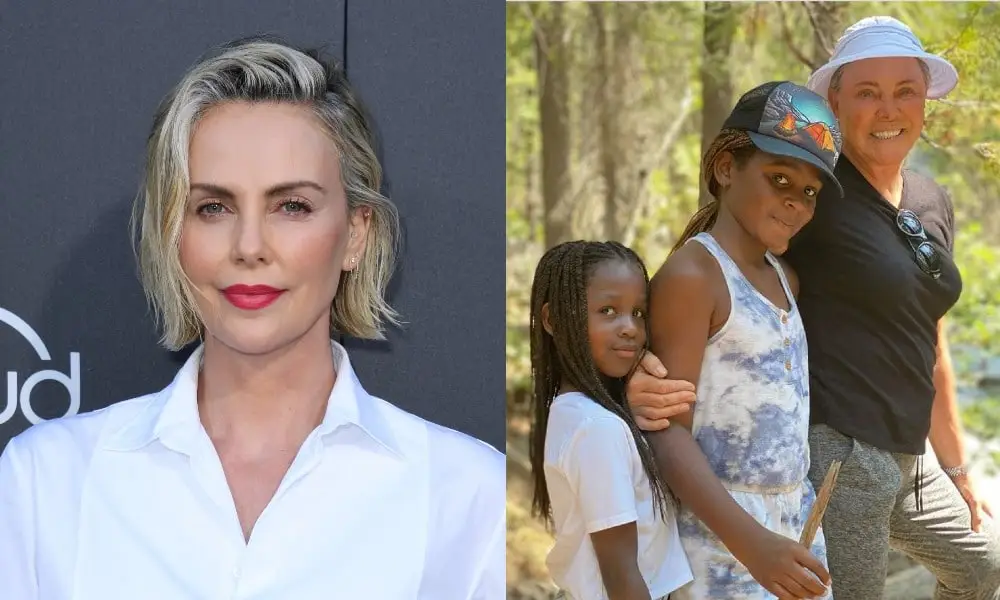 Charlize Theron shares rare photo of her daughters