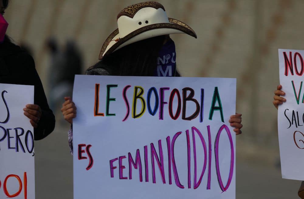 Protest in Ciudad Juarez, Mexico