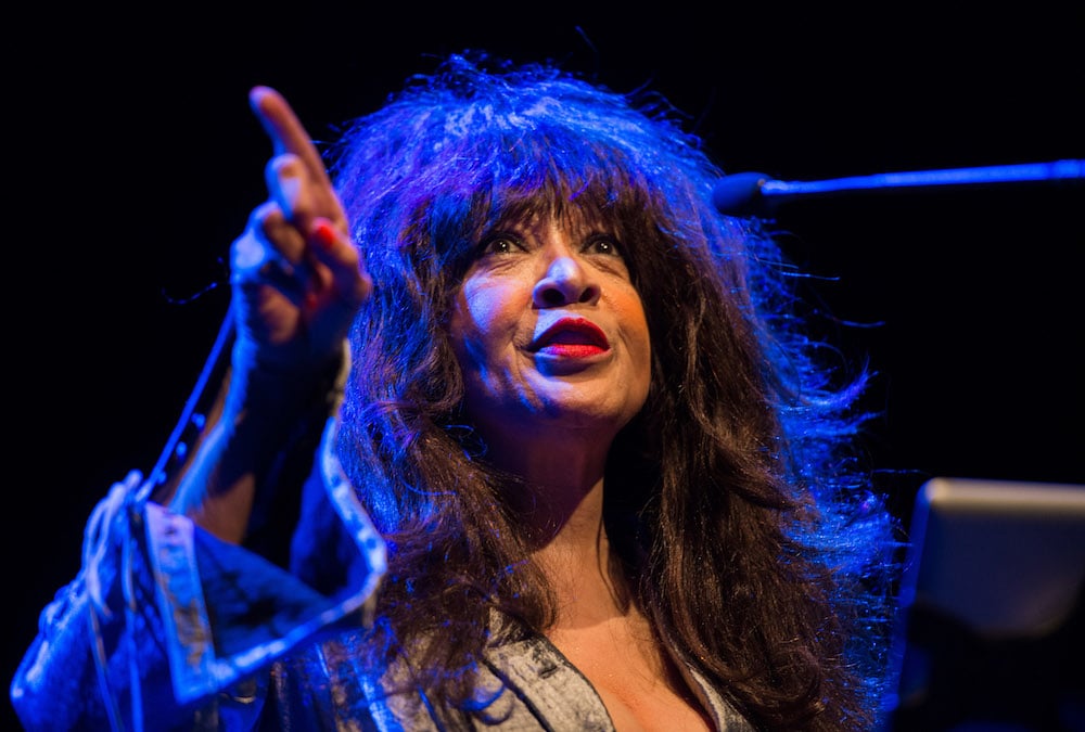 Ronnie Spector performs live on stage