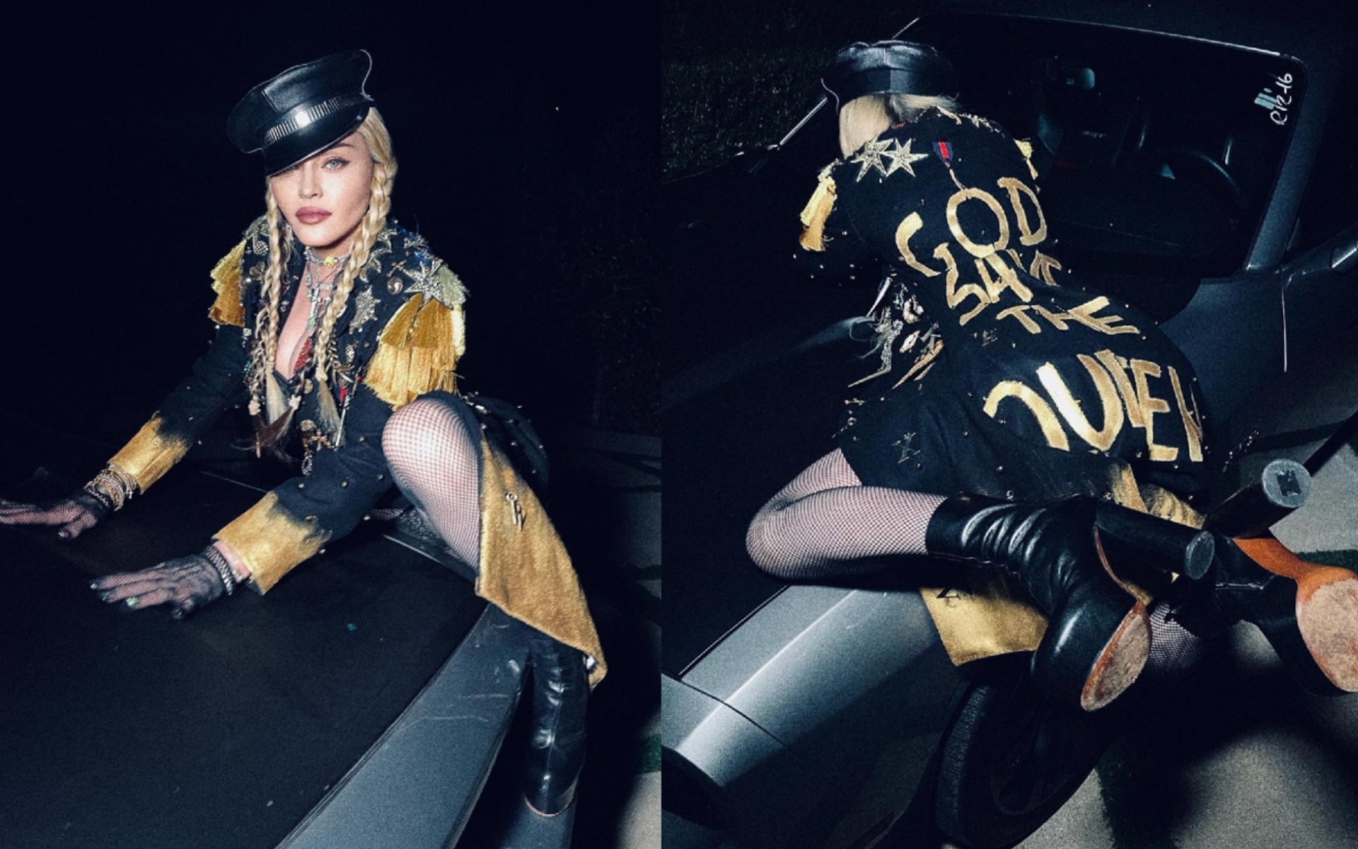 Madonna Photo dédicacée encadrée 