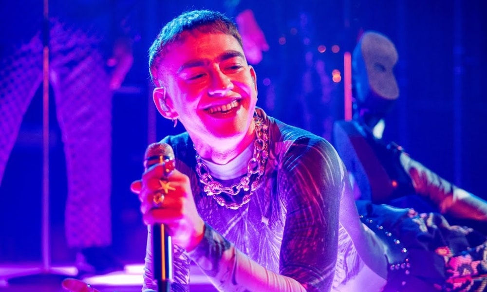 Olly Alexander performing during the BBC's end of year show