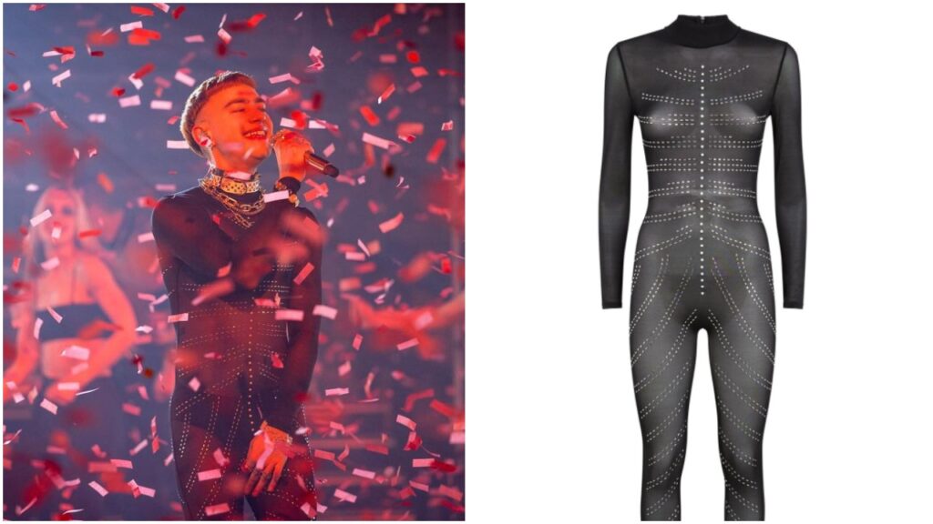 Olly Alexander stunned in an Ann Summers bodysuit during the Years & Years BBC special. (BBC/Twitter)