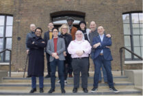 The Queer Britain team outside the venue for their new museum.
