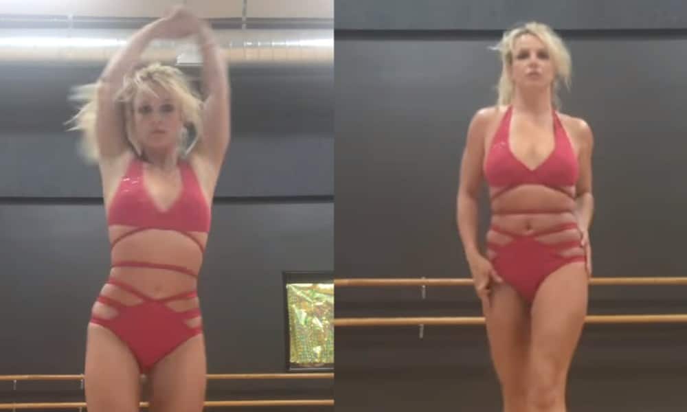 Britney Spears dancing on Instagram
