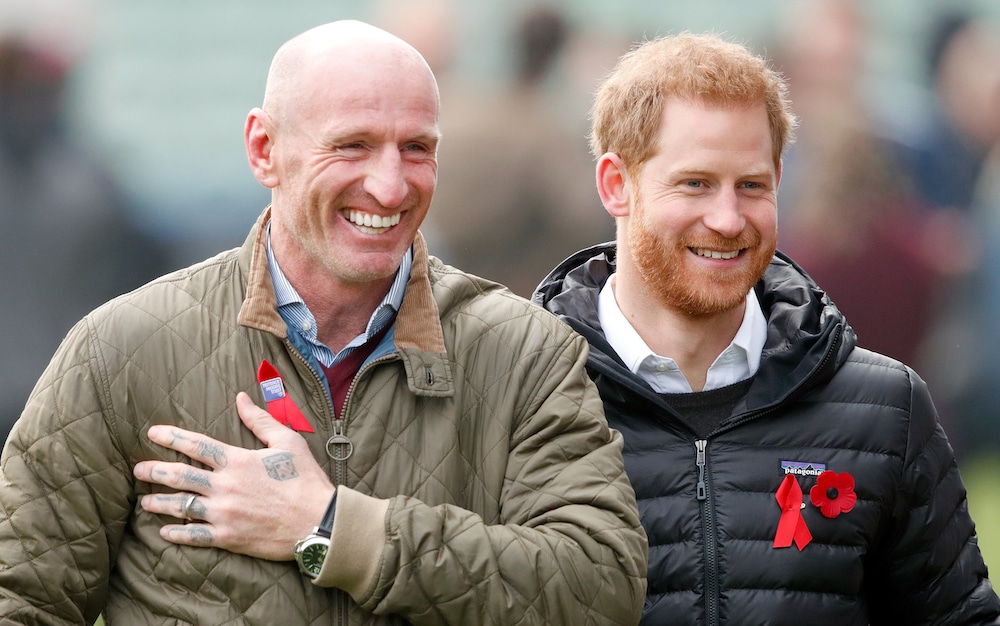 El príncipe Harry, el duque de Sussex y Gareth Thomas asisten al evento de Terrence Higgins Trust antes de la Semana Nacional de Pruebas de VIH de 2019