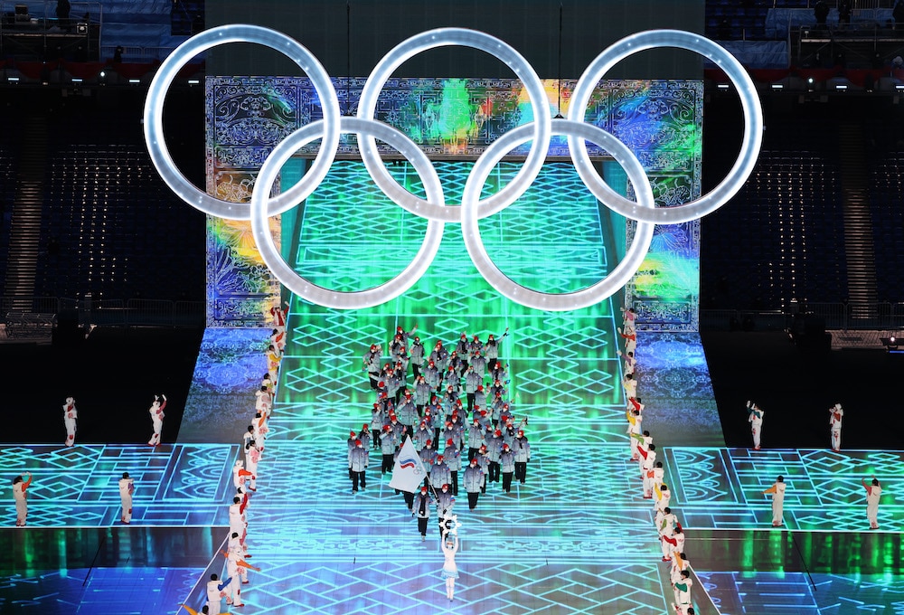 The Opening Ceremony of the Beijing 2022 Winter Olympics at the Beijing National Stadium