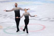 Ashley Cain-Gribble and Timothy LeDuc of Team United States skate during the Pair Skating Free Skating on day fifteen of the Beijing 2022 Winter Olympic Games