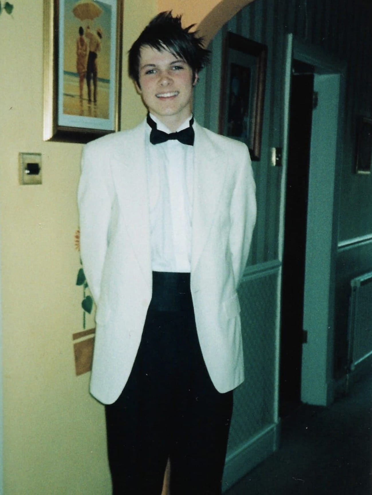 Nathaniel Hall on his prom day in 2003.