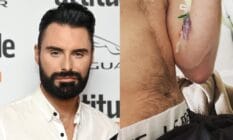 Rylan Clark shares a picture from a hospital bed