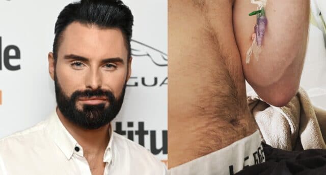 Rylan Clark shares a picture from a hospital bed