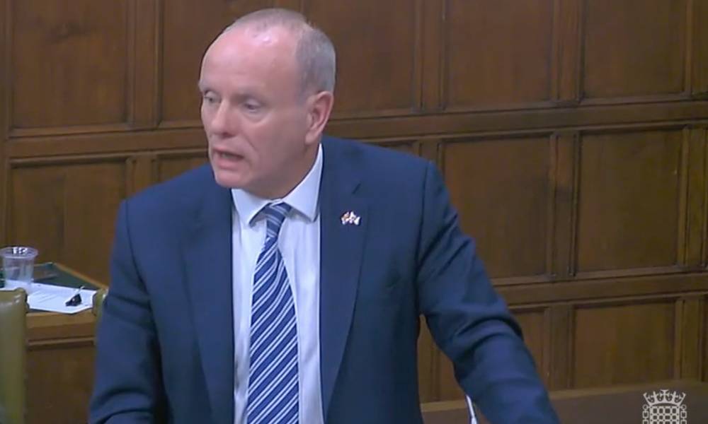Equalities Minister Mike Freer speaks during a debate on Gender Recognition Act reform