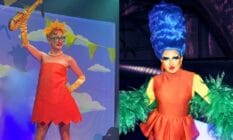 Carrot and Choriza May in The Simpsons drag