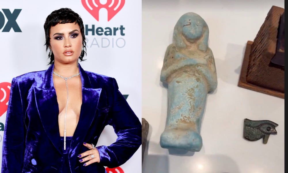 Demi Lovate dragged over her Egyptain artifacts collection