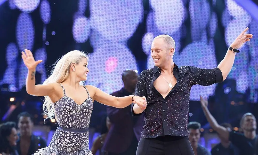 Judge Rinder and Strictly Come Dancing partner Oksana Platero