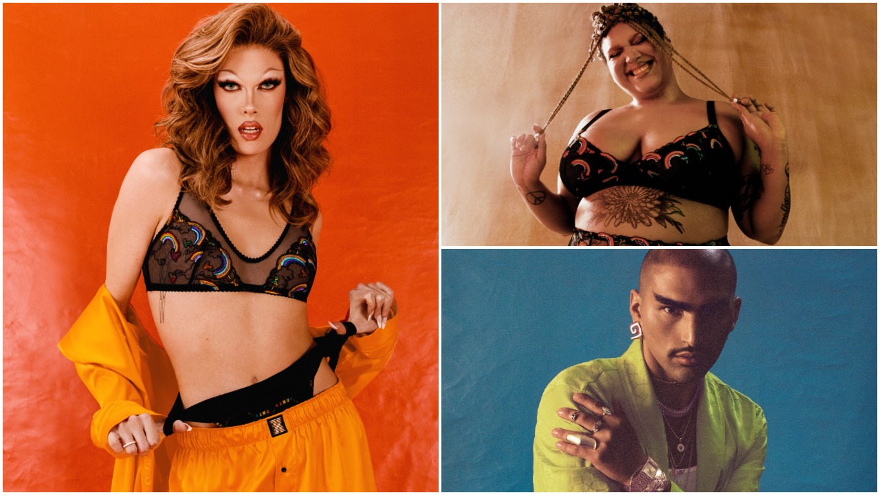 Drag Race's Gigi Goode was among the famous LGBT+ faces to rep the Pride collection.