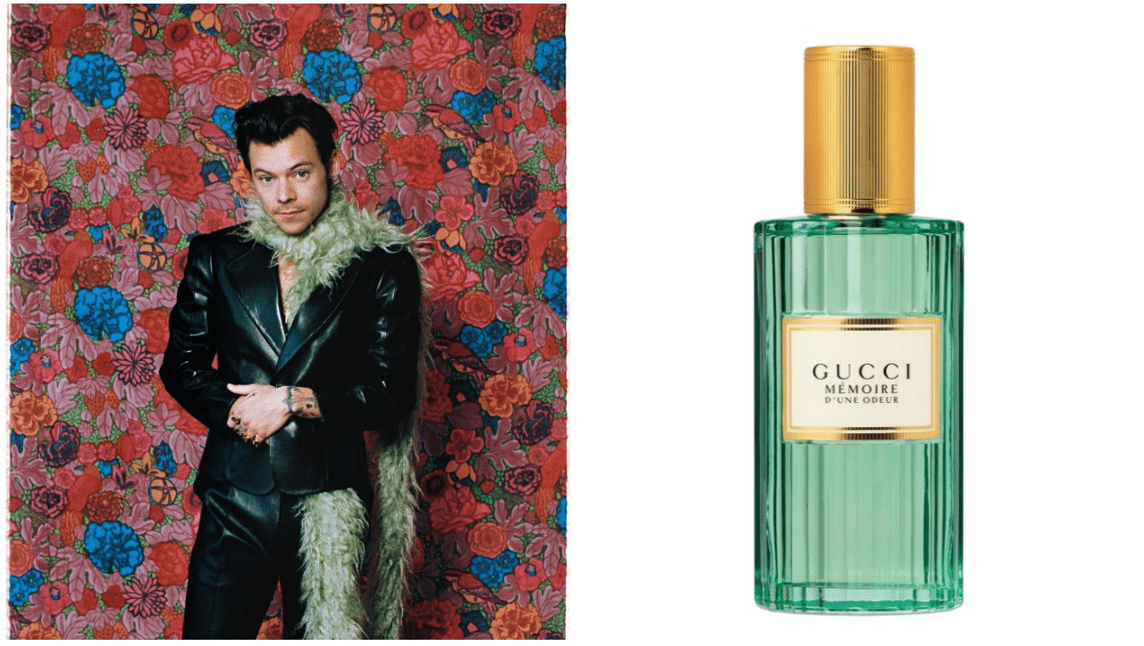 Harry Styles is a fan of this gender neutral Gucci perfume. 
