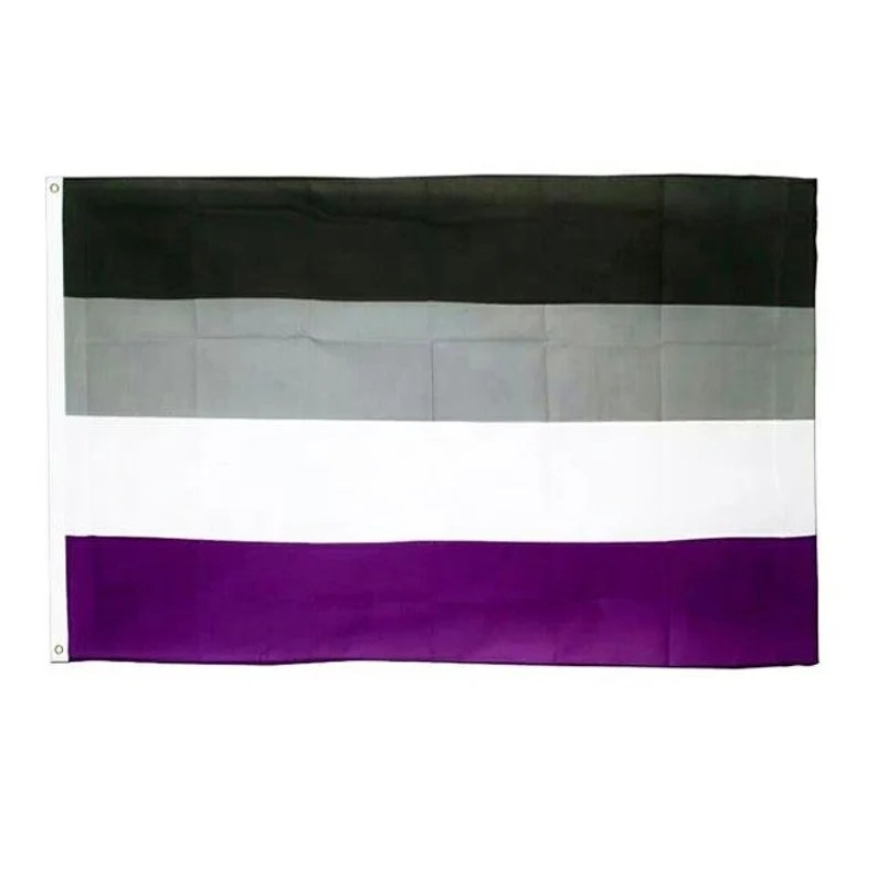 An asexual Pride flag.