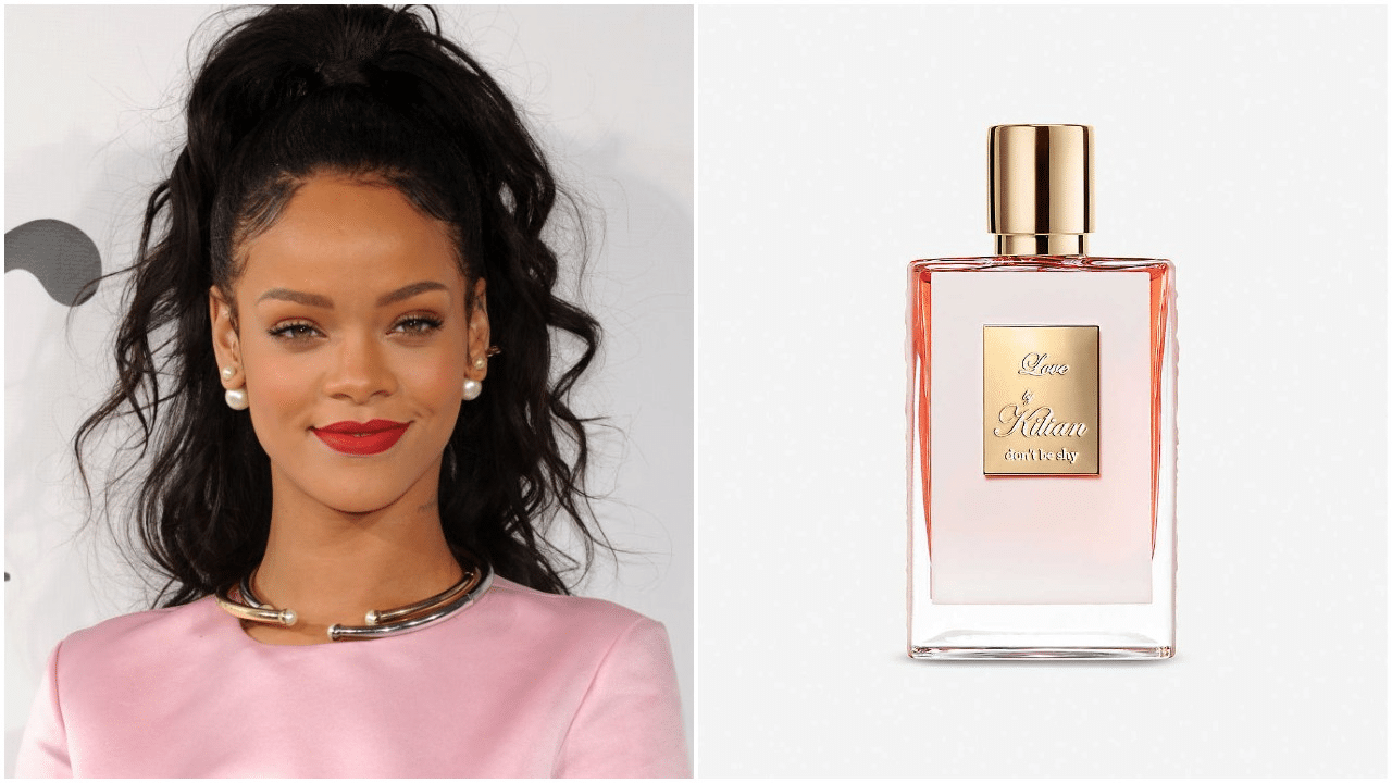 Rihanna's infamous scent is rumoured to be Love, Don't Be Shy by Kilian.