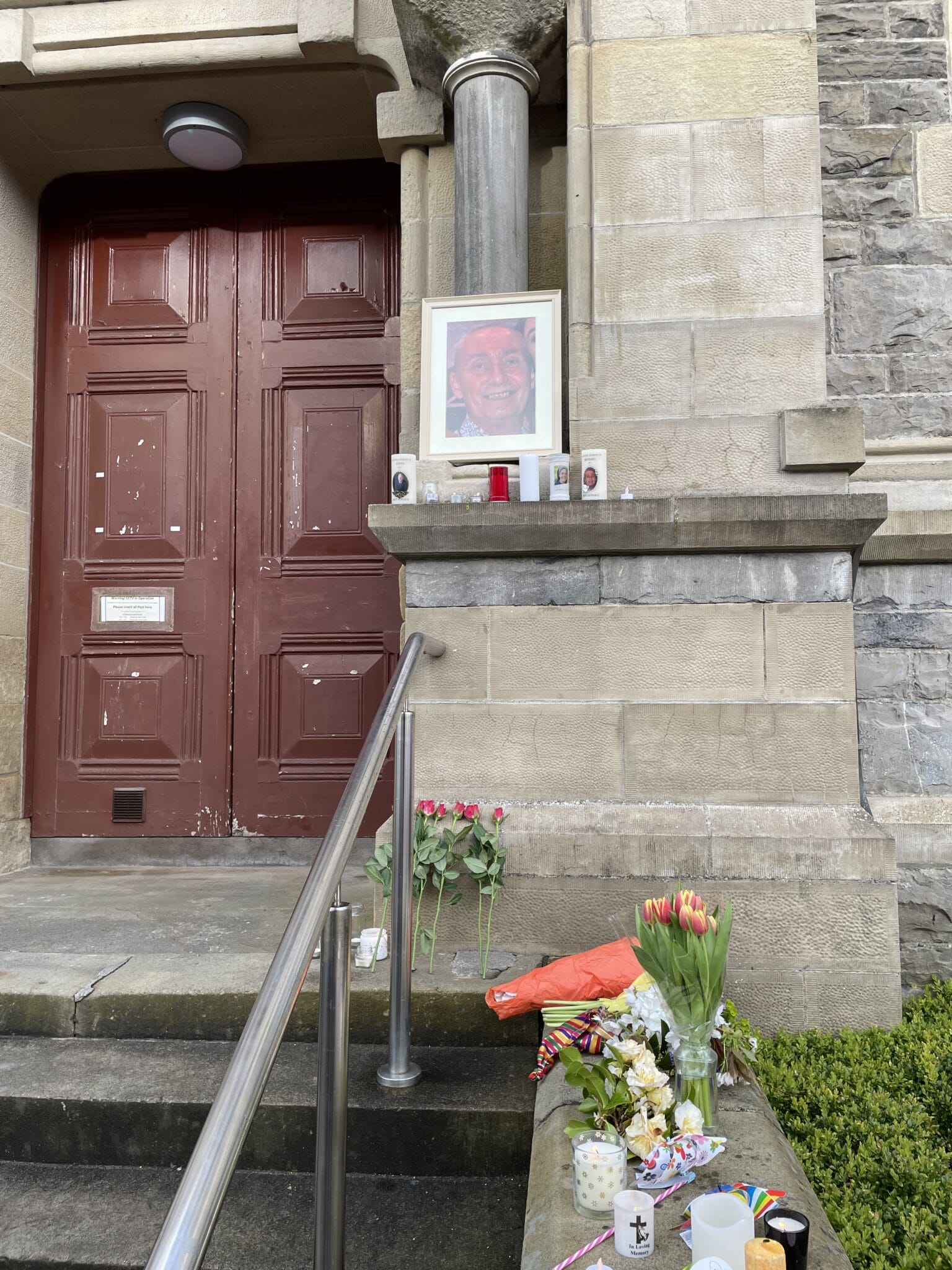 A picture of Michael Snee can be seen hanging outside the City Hall in Sligo. 