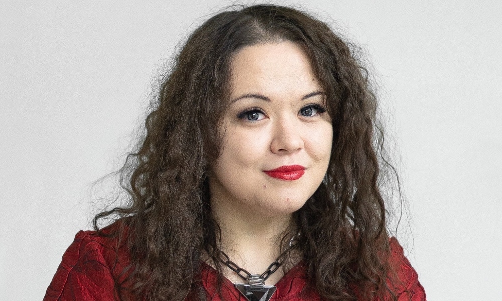 Dilya Gafurova, head of Sphere, pictured against a white background