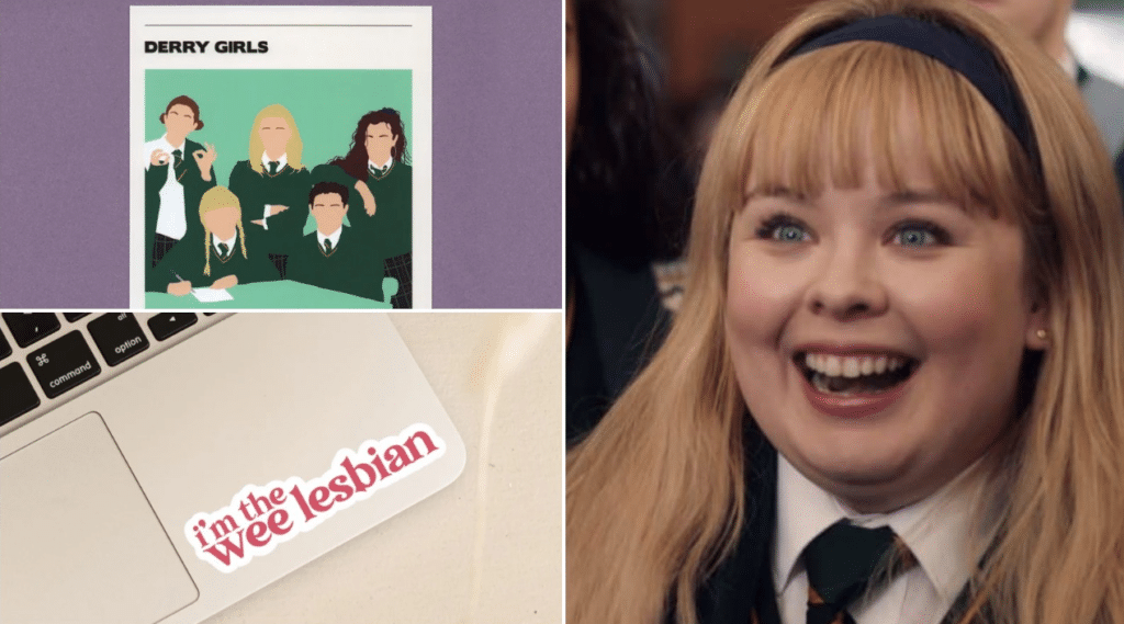 Fans of Derry Girls can get some amazing merch inspired by the hit series. (Channel 4)
