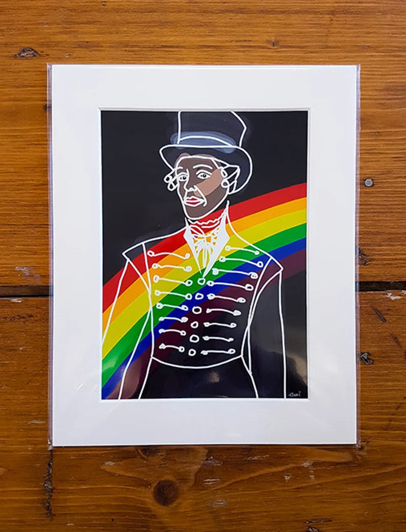 A Pride-themed print. (Etsy/CustardCreate)