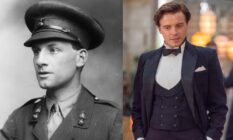 Siegfried Sassoon (L) is played by Jack Lowden (R) in Benediction. (Getty/Emu Films)
