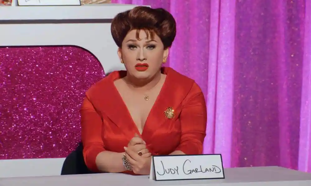 Jinkx Monsoon as Judy Garland in the second round of the All Stars 7 Snatch Game battles