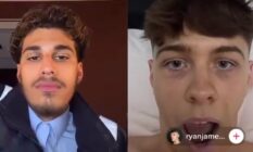 Side-by-side photos of Chapo and Ryan Bennett chatting on TikTok
