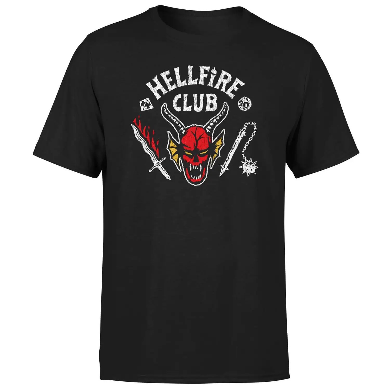 An all black edition of the Hellfire Club t-shirt.