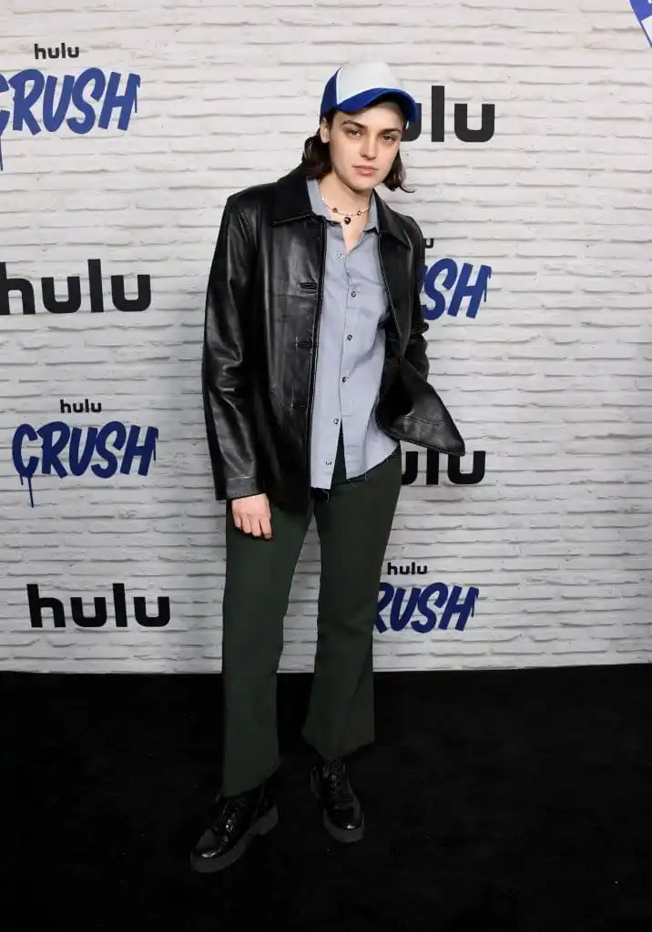 Ava Capri attends the Los Angeles premiere of Hulu's Original Film "Crush". 