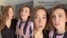 Lesbian couple on TikTok find out they might be half-sisters